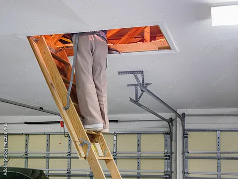 up a loft ladder